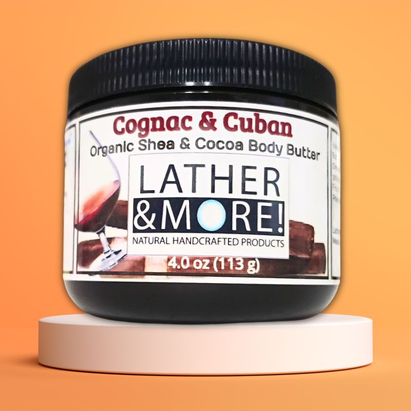 Cognac and Cuban men's body butter 4 oz