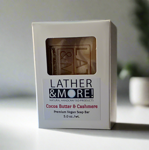 Cocoa butter and cashmere soap bar 5 oz