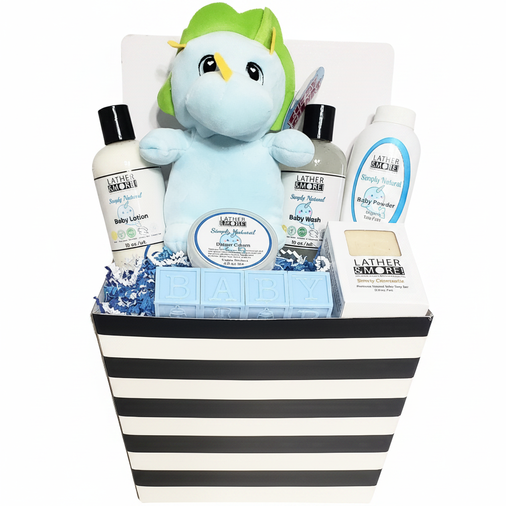 Baby Boy Gift Basket - Enhanced