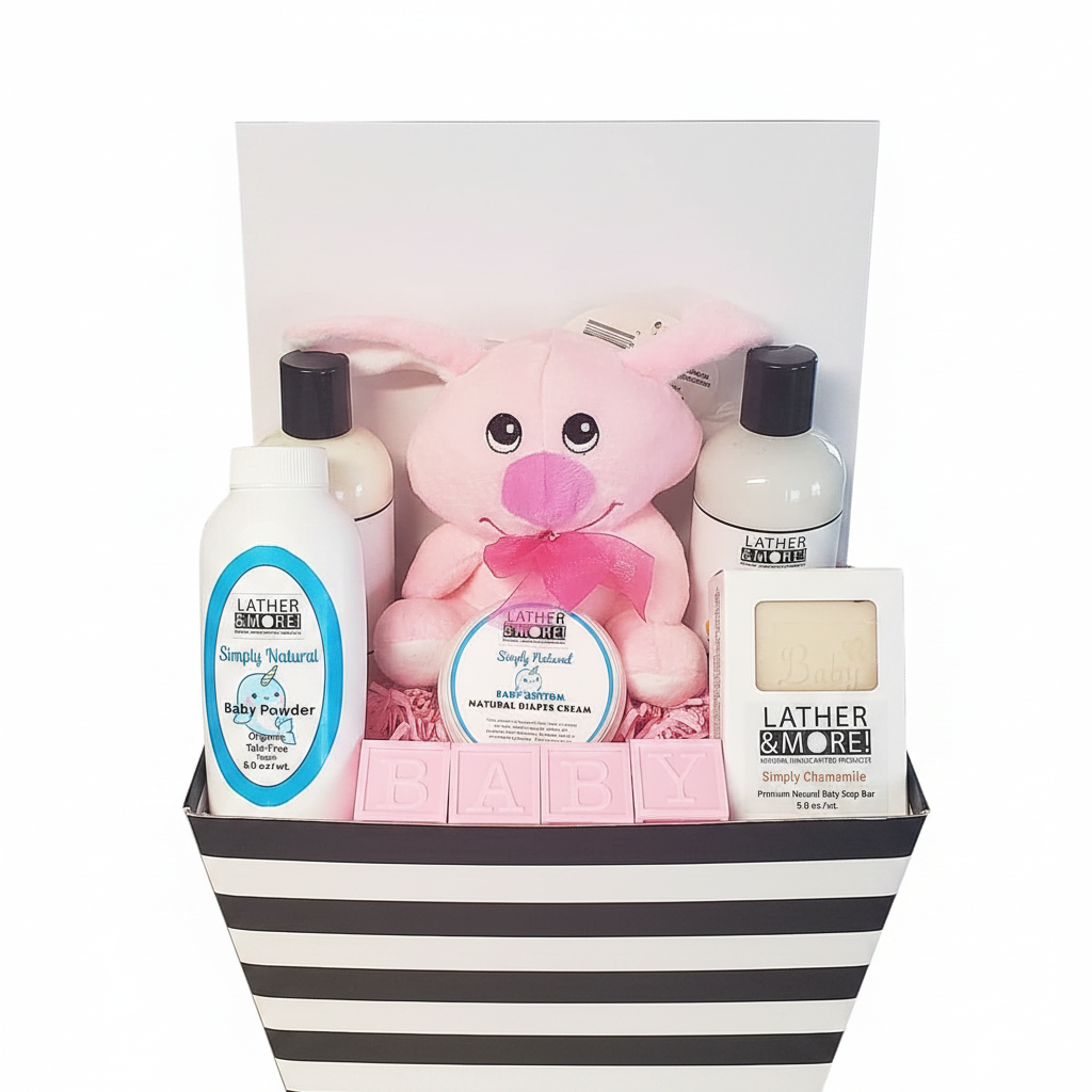 Baby Girl Gift Basket - Enhanced