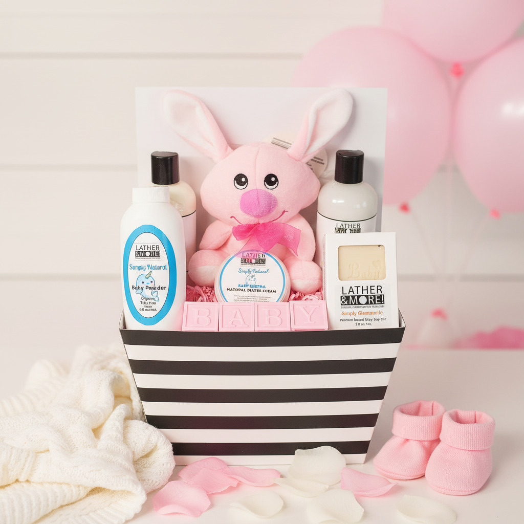 Baby Girl Gift Basket - Lifestyle