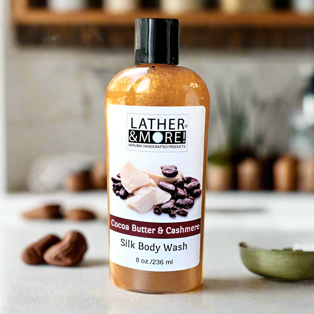 Cocos butter and Cashmere silk body wash bottle 8 oz