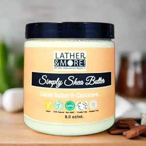 8 ounce jar of Simply Shea Cocoa butter and Cashmere 