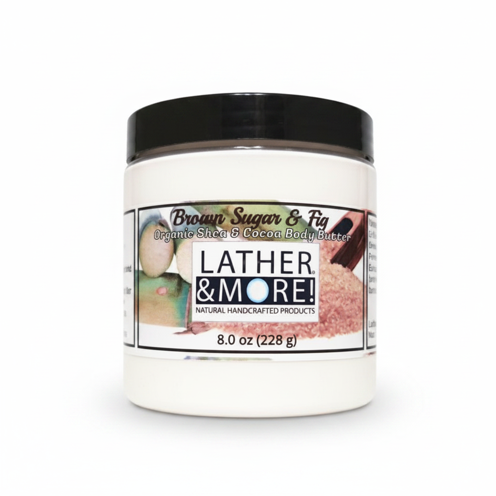 Brown Sugar & Fig Body Butter 8oz - White Background