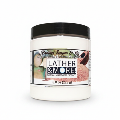 Brown Sugar & Fig Body Butter 8oz - White Background