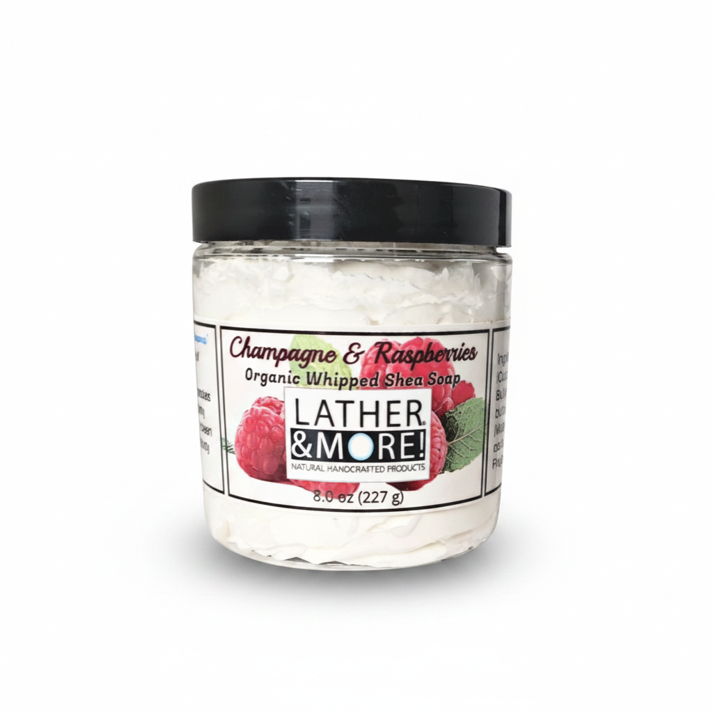 Champagne & Raspberries - White BG