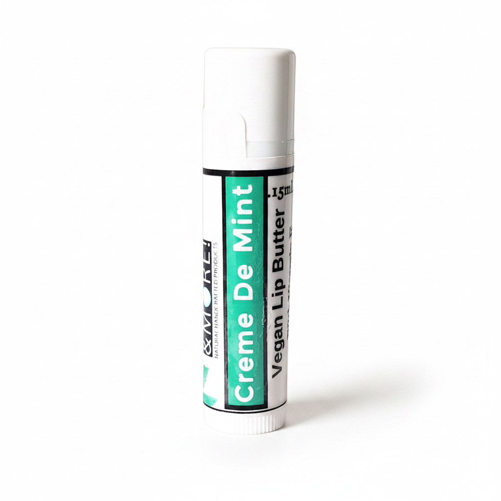 Creme De Mint Lip Butter - White Background