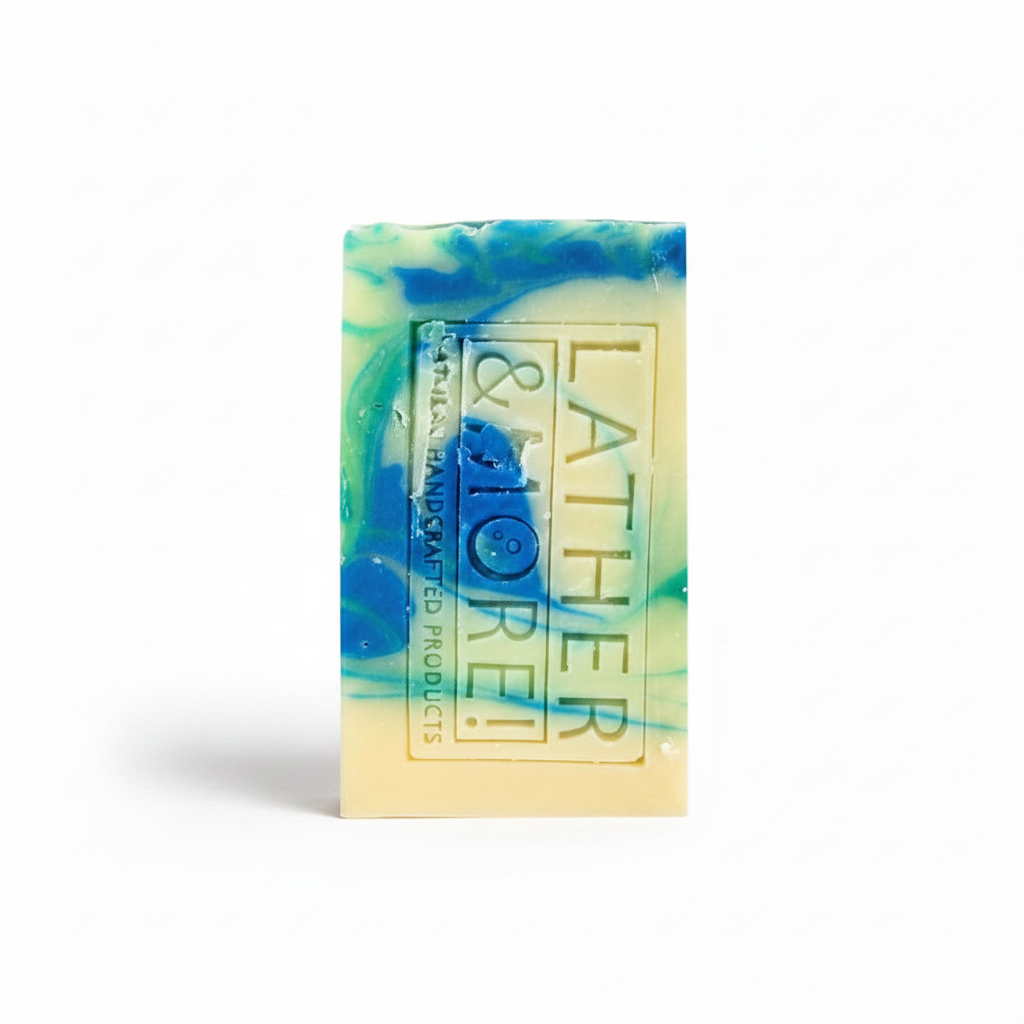 Eucalyptus and Spearmint Soap flipped