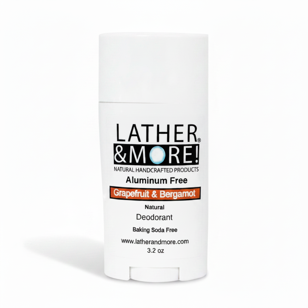 Grapefruit & Bergamot Natural Deodorant - Straight Sides