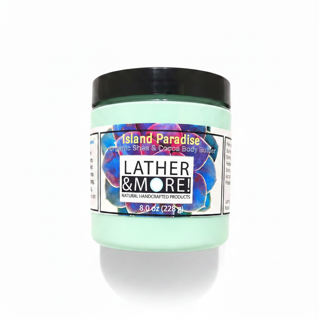 Island Paradise Body Butter 8oz - Upright