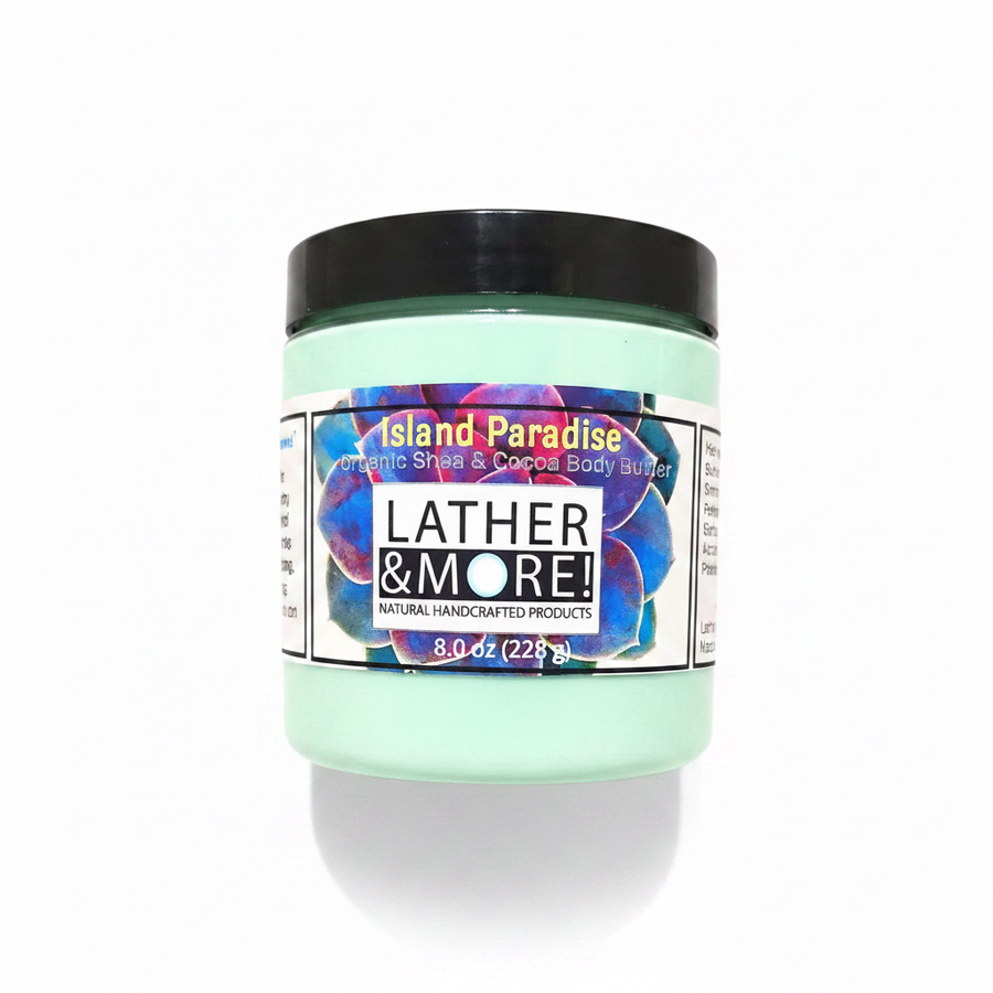 Island Paradise Body Butter 4oz - White Background