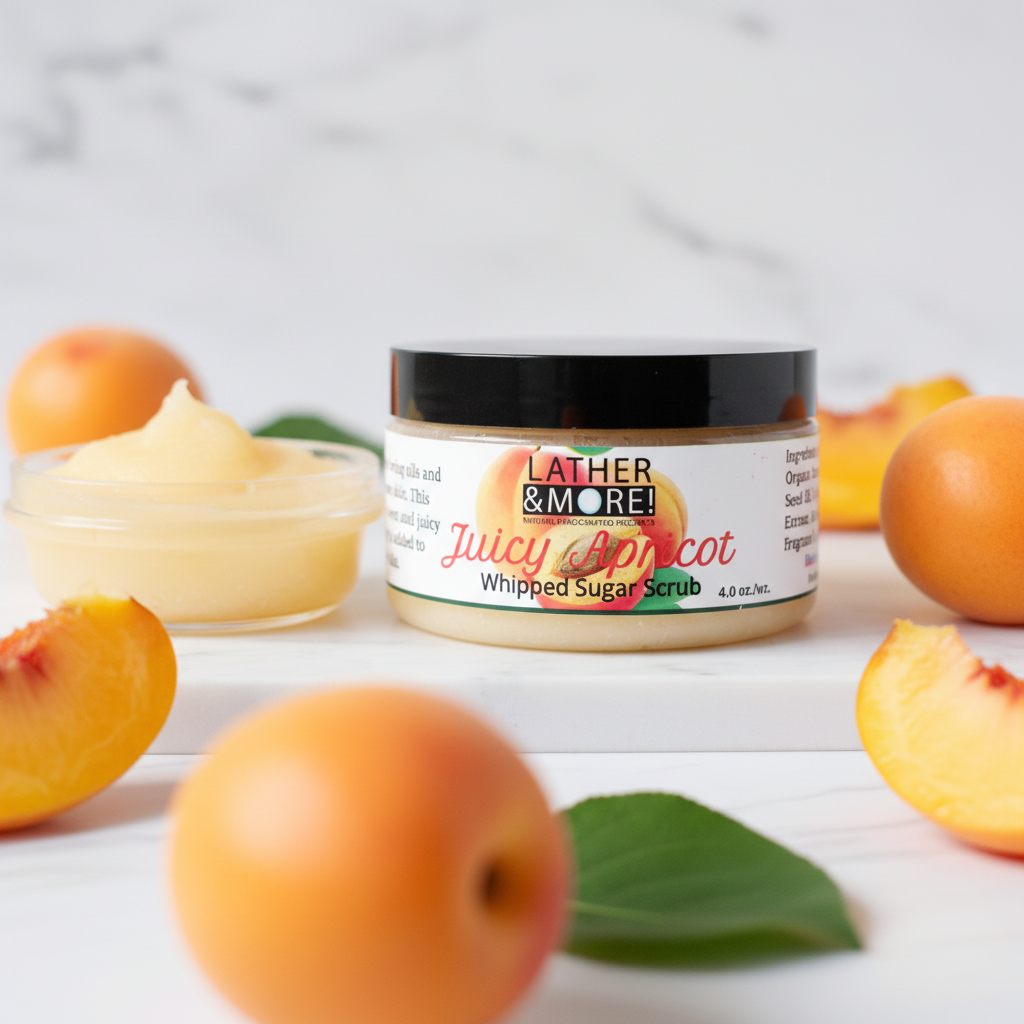 Juicy Apricot Scrub - Lifestyle