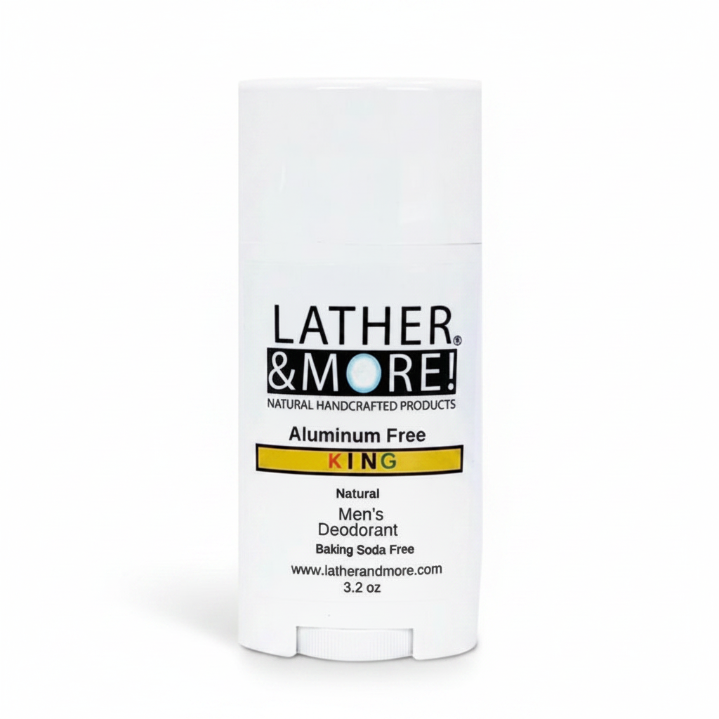 King Men's Natural Deodorant - White Background