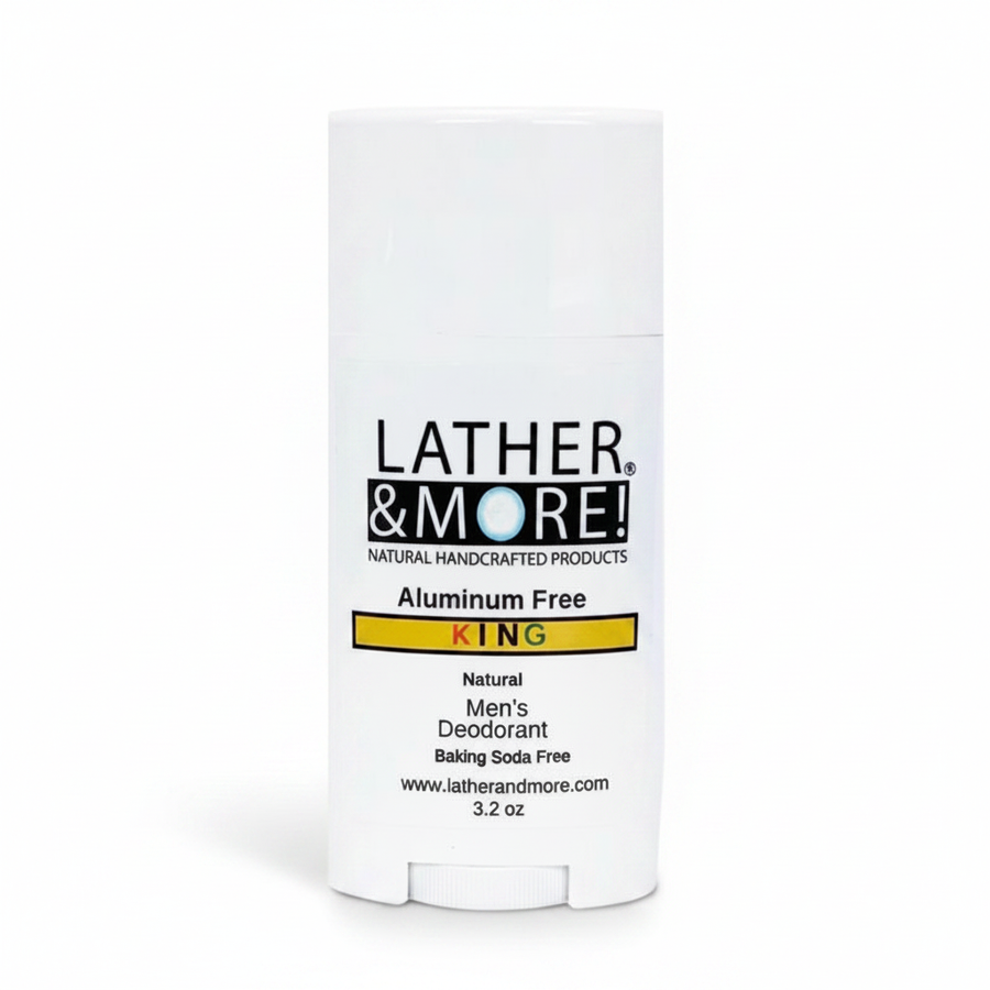 King Men's Natural Deodorant - White Background