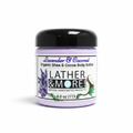 Lather & More Lavender & Coconut Body Butter on white background