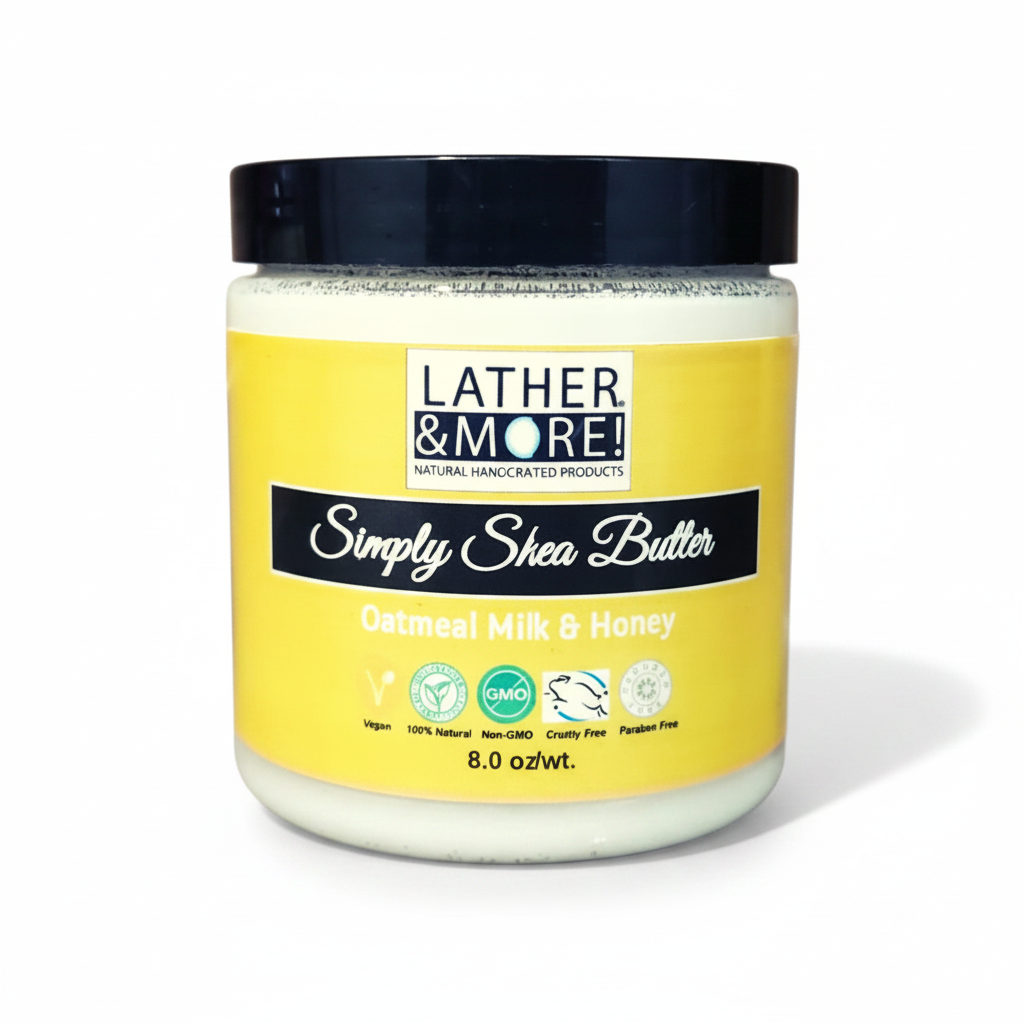 Lather & More Simply Shea Butter Oatmeal Milk & Honey Product Photo