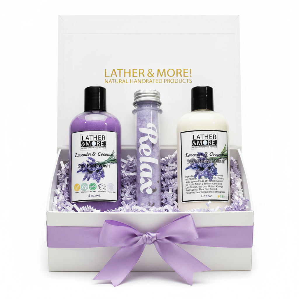 Lavender & Coconut - Mock Gift Box
