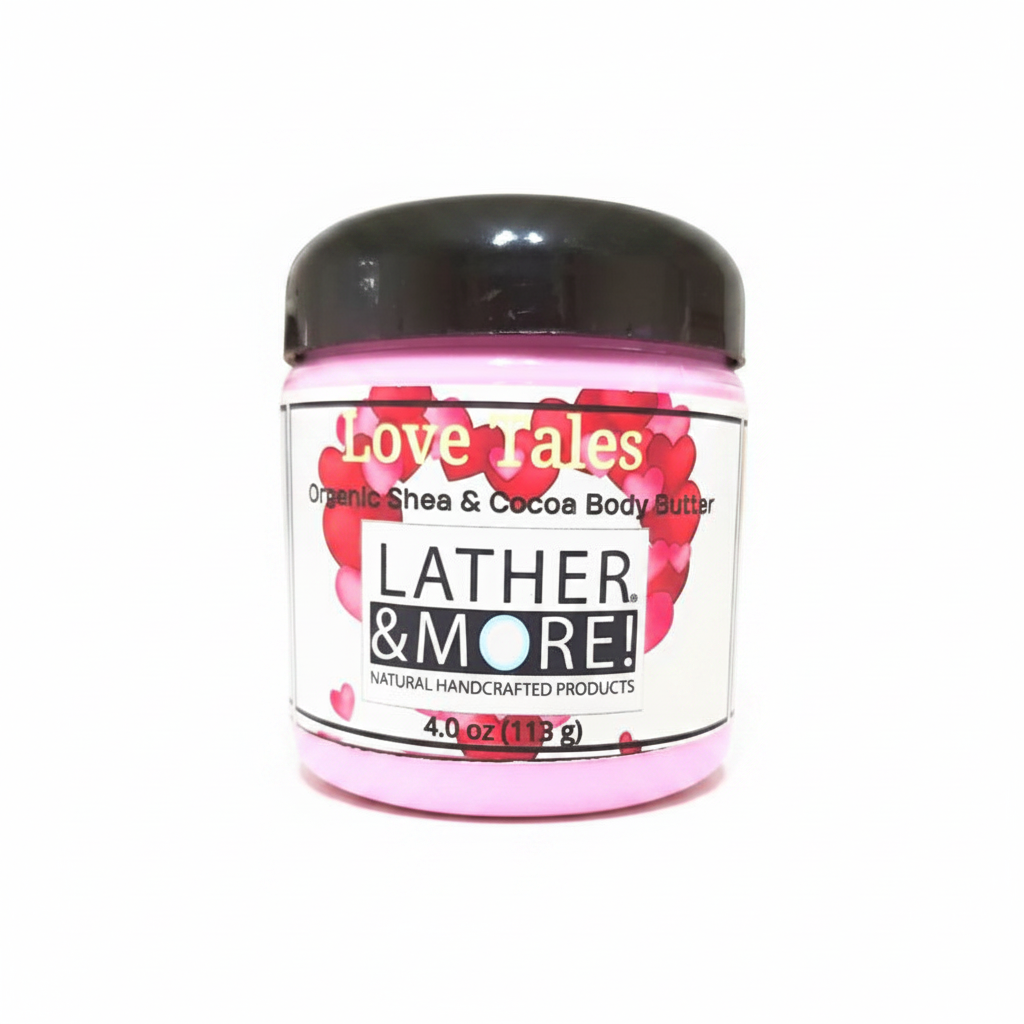Love Tales Body Butter 4oz - White Background