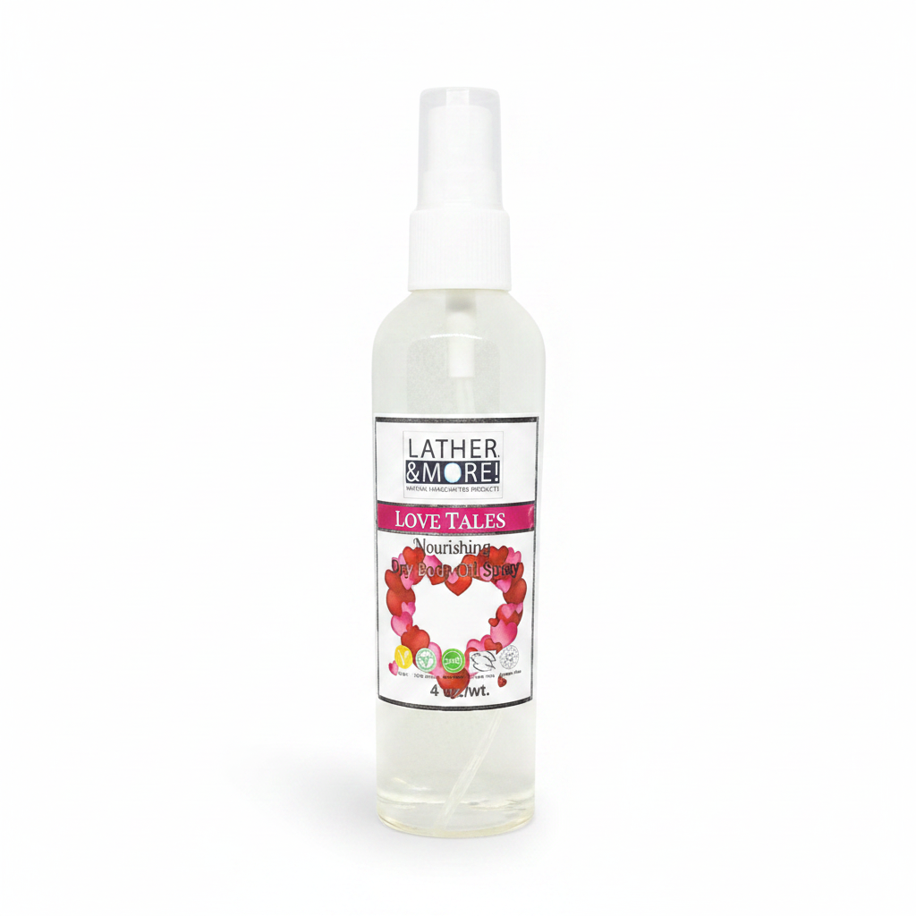 Love Tales Dry Body Oil Spray - Professional White Background