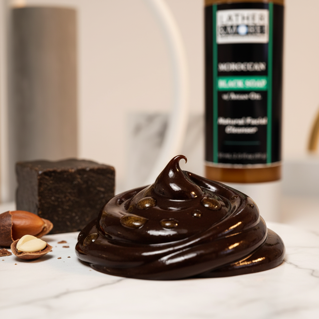 Moroccan Black Soap - Texture