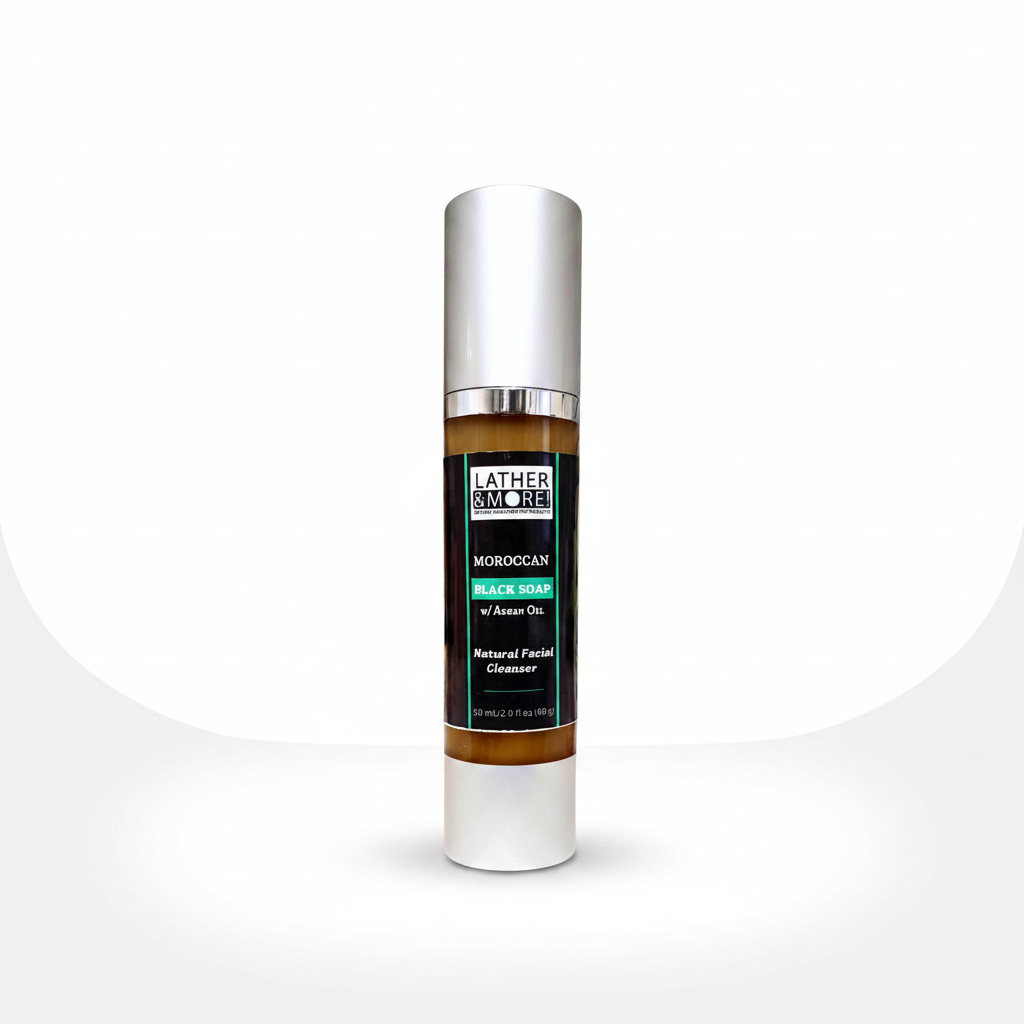 Moroccan Black Soap - White BG
