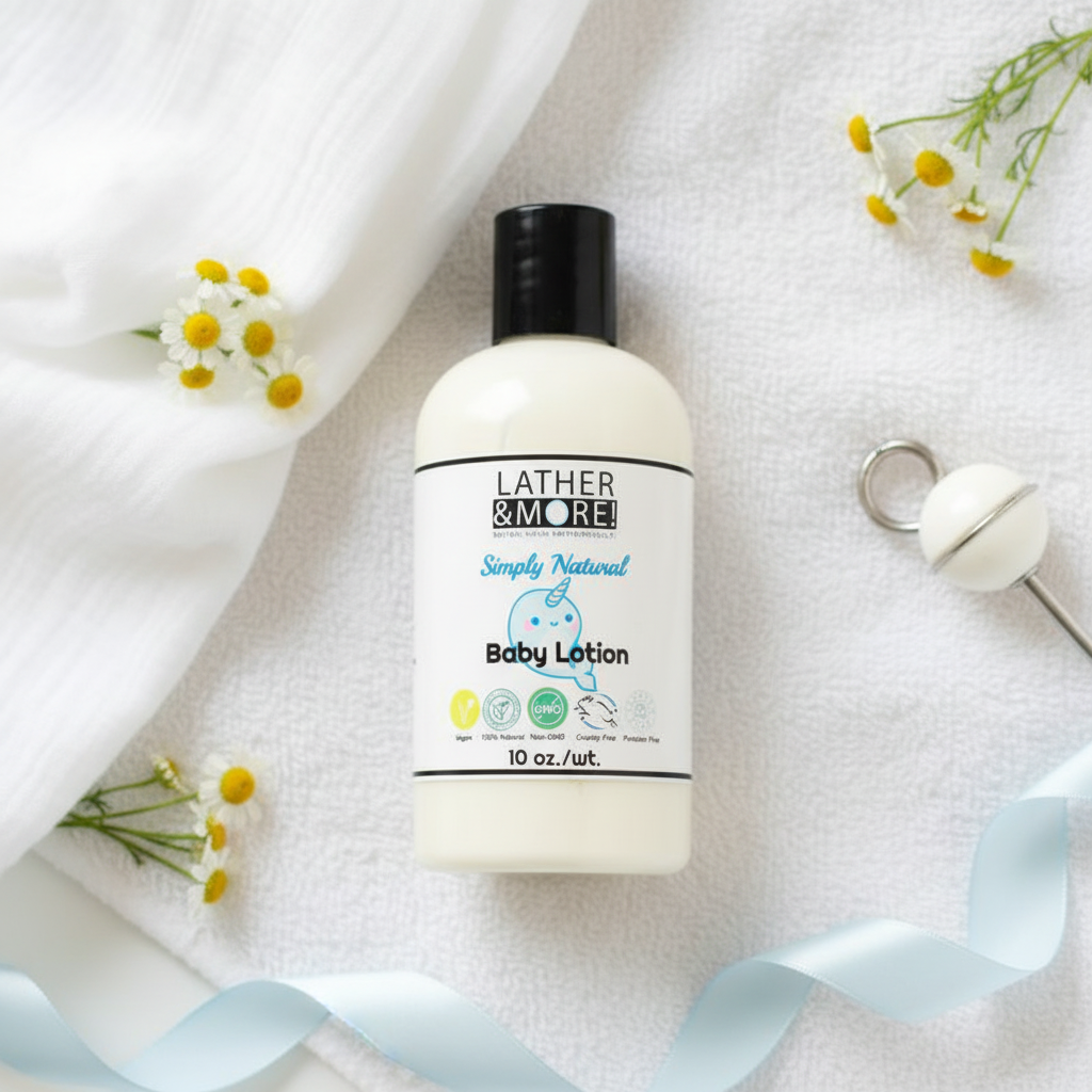 Simply Natural Baby Lotion - Lifestyle