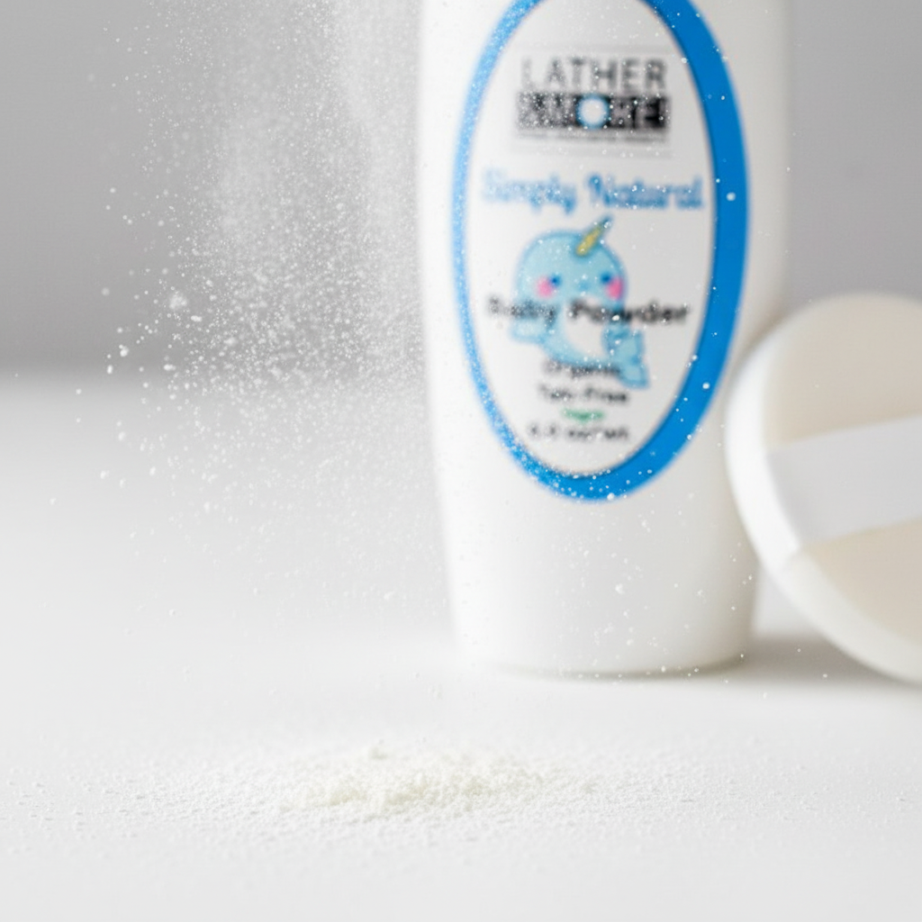 Simply Natural Baby Powder - Texture Shot
