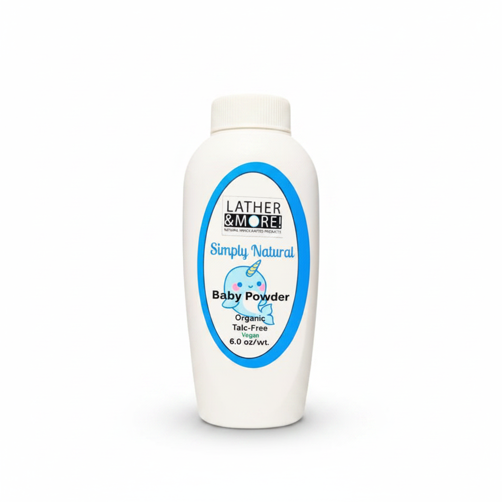 Simply Natural Baby Powder - White Background