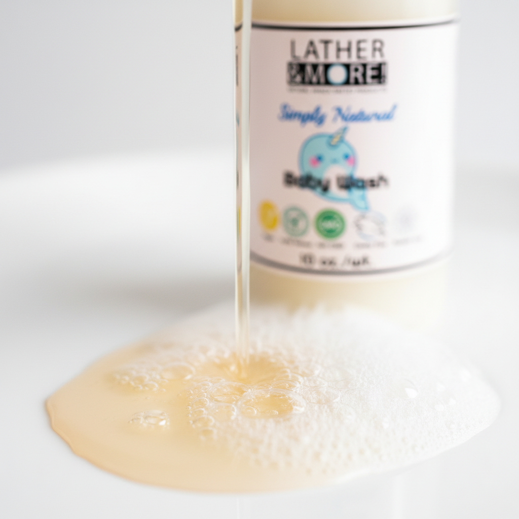 Simply Natural Baby Wash - Translucent Golden Texture
