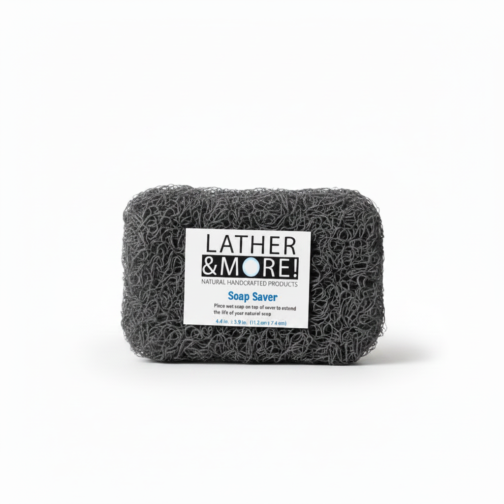 Soap Saver Charcoal - White BG