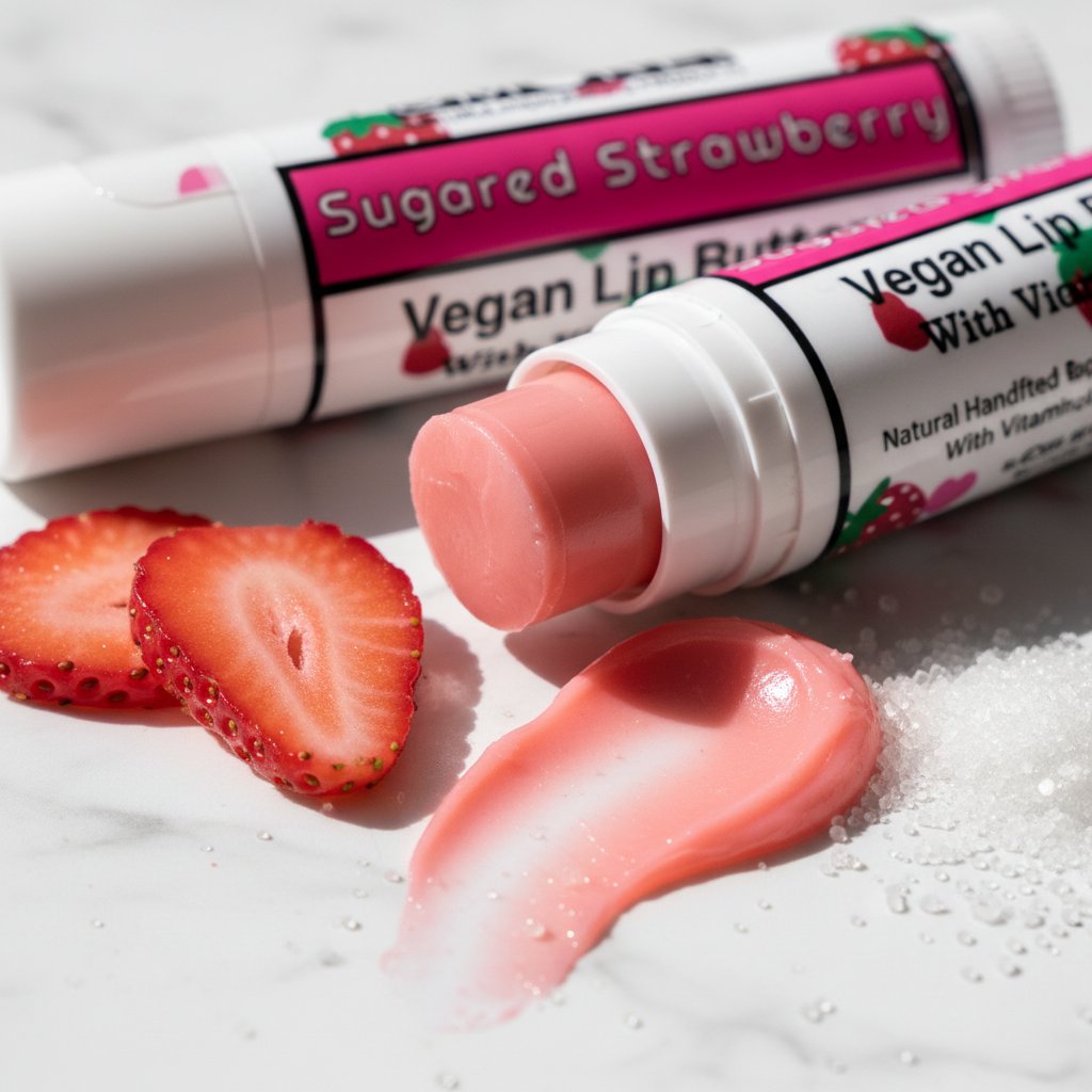 Sugared Strawberry Lip Butter - Texture