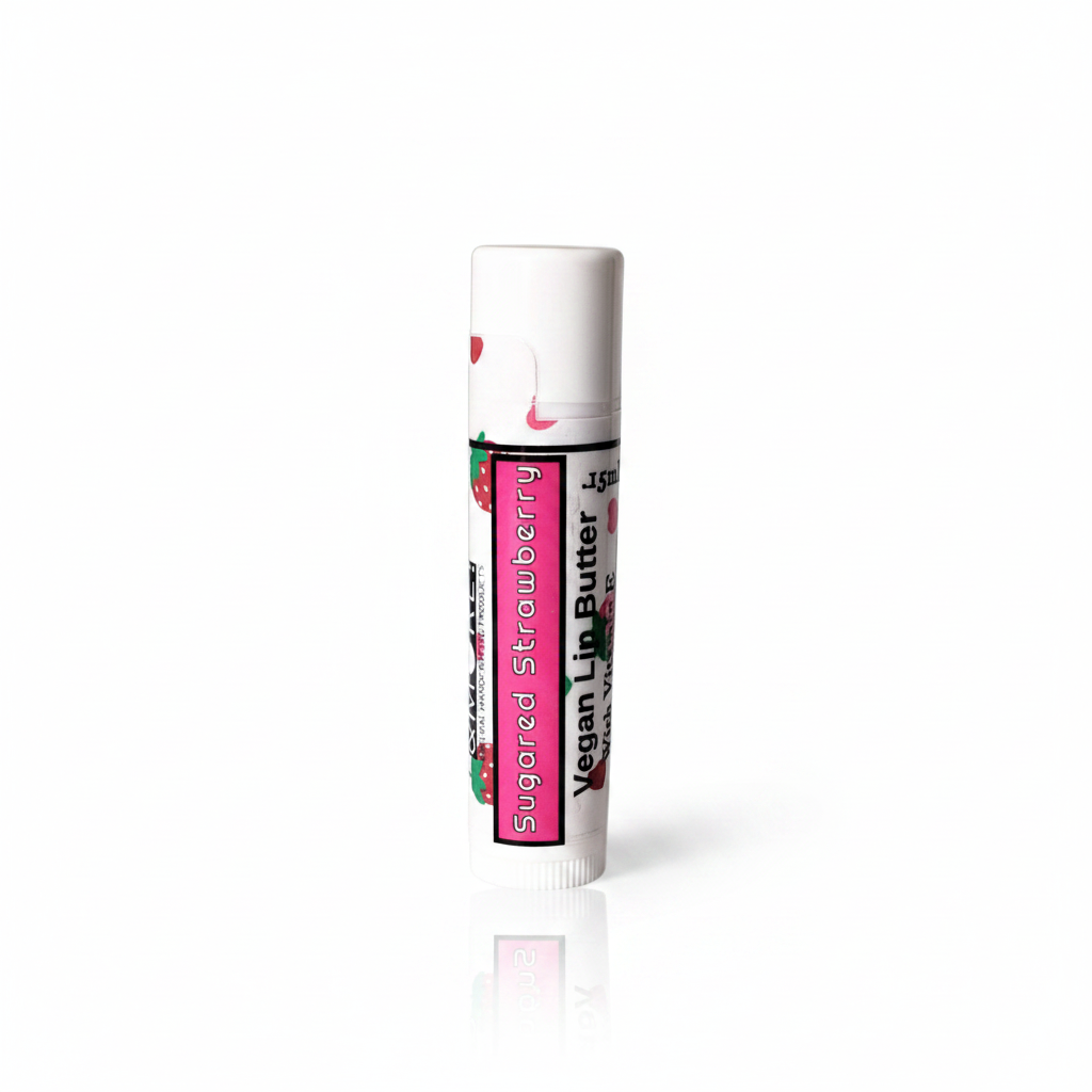 Sugared Strawberry Lip Butter - White Background