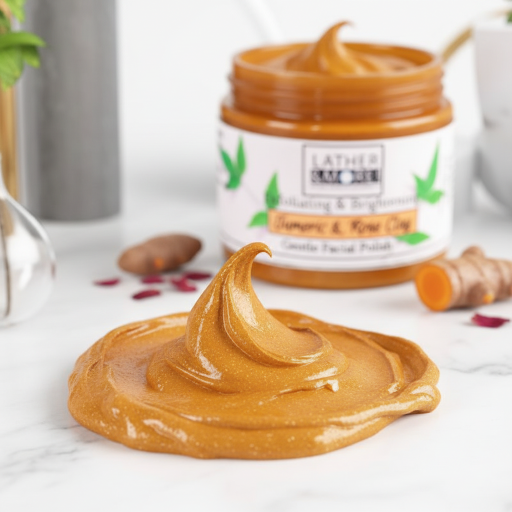 Tumeric & Rose Clay - Texture