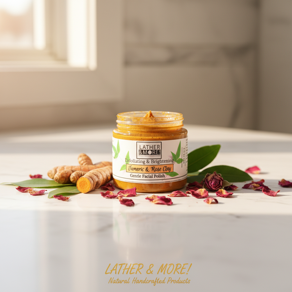 Turmeric and Rose Clay Facial Polish