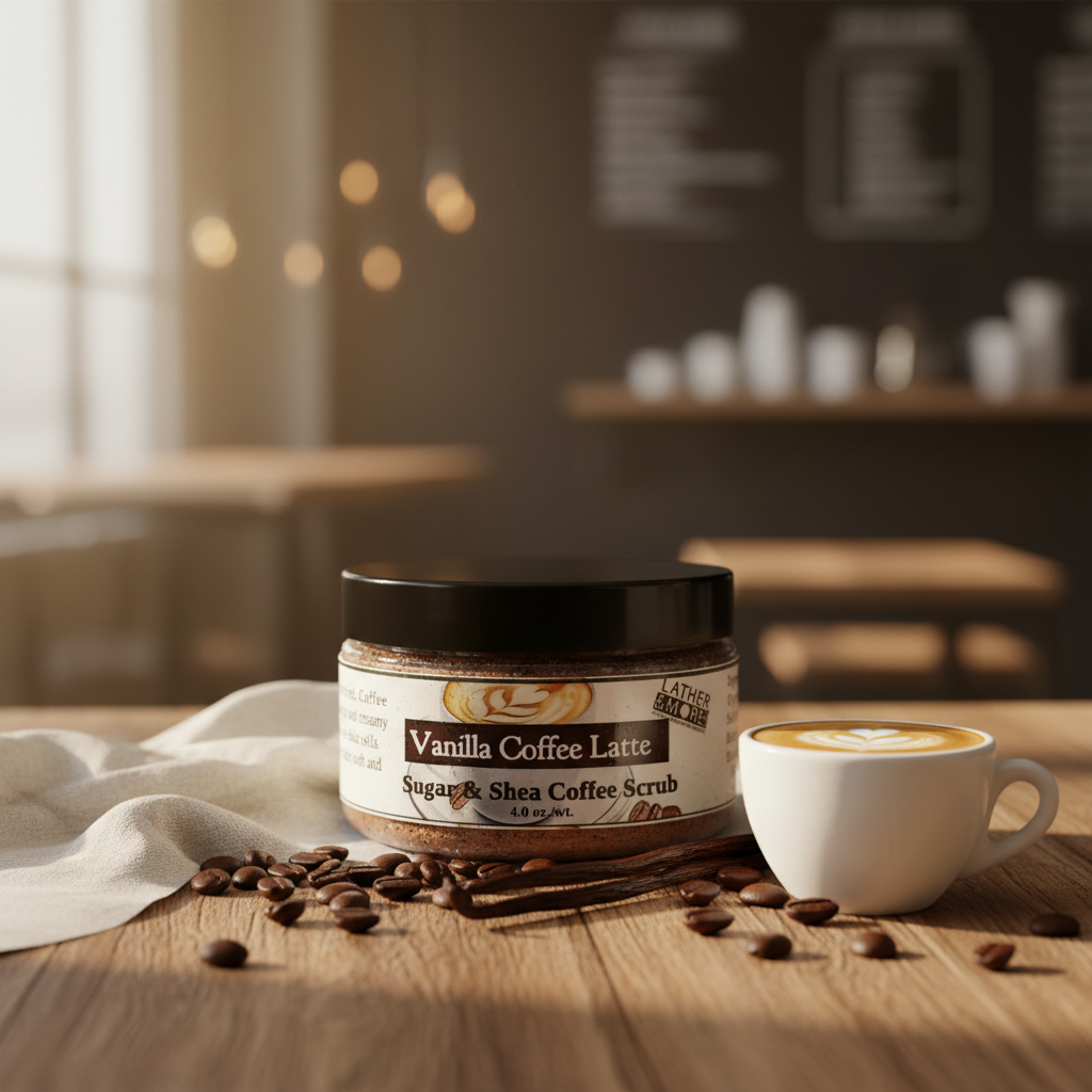 Vanilla Coffee Latte - Lifestyle