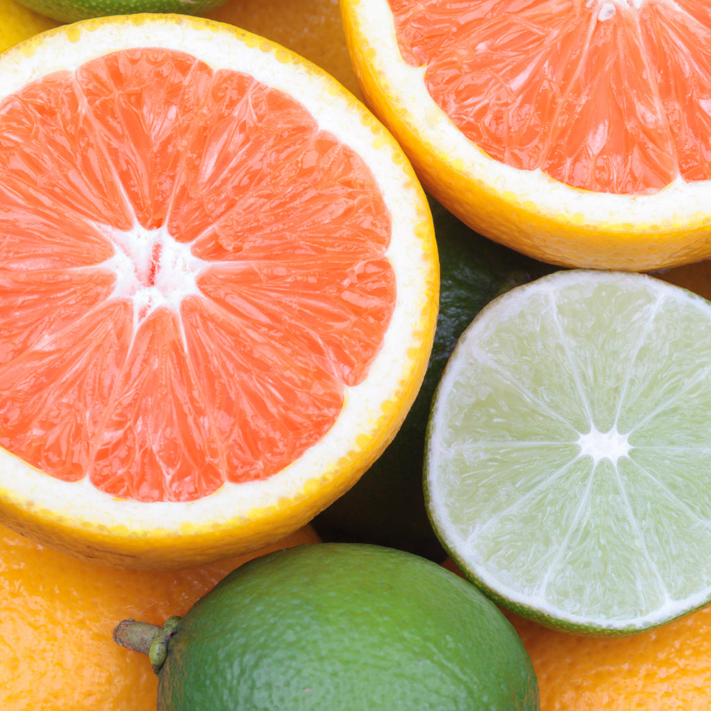 Grapefruit and bergamot fruit slices image