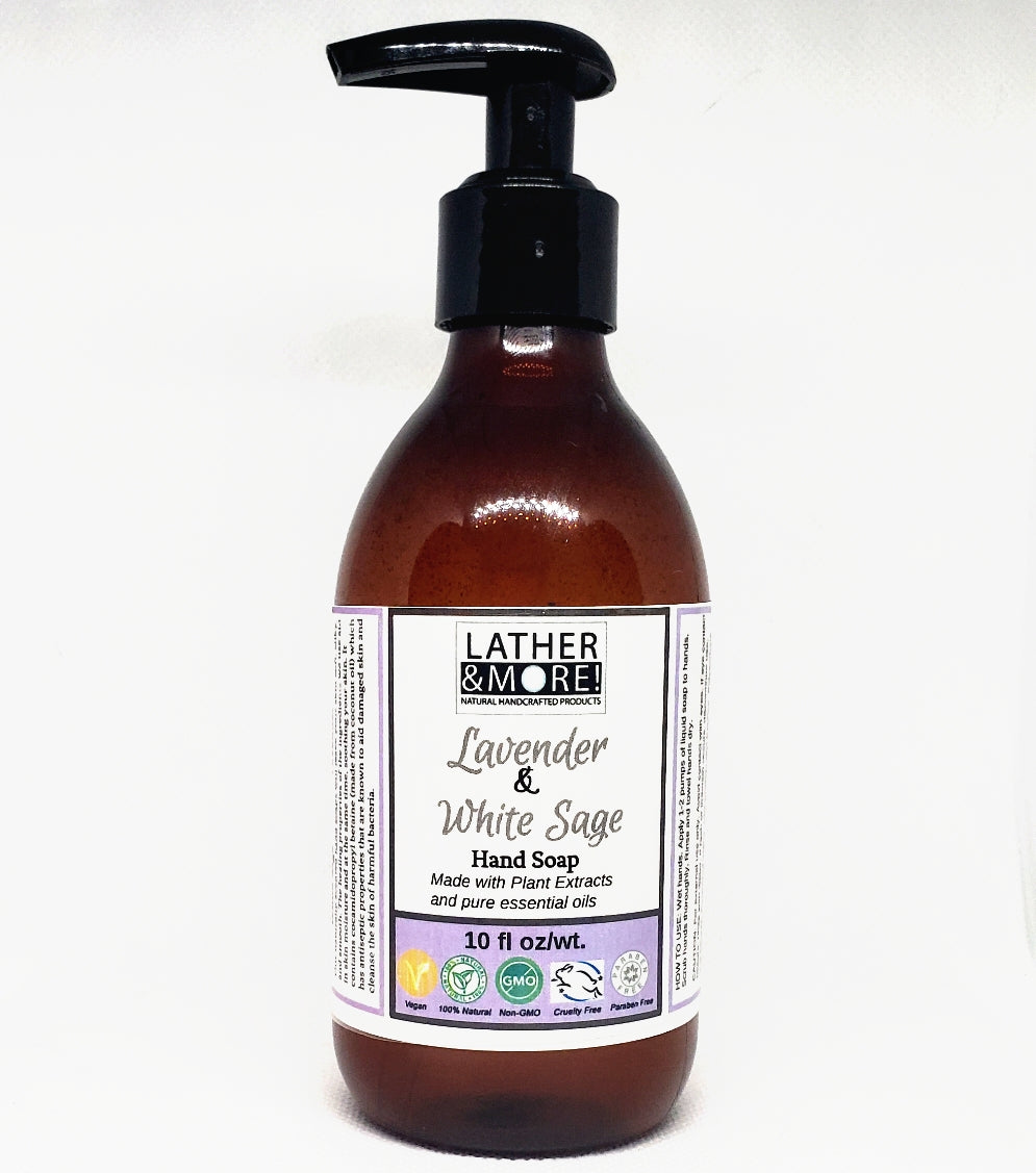 Lavender and White Sage Liquid Hand Soap