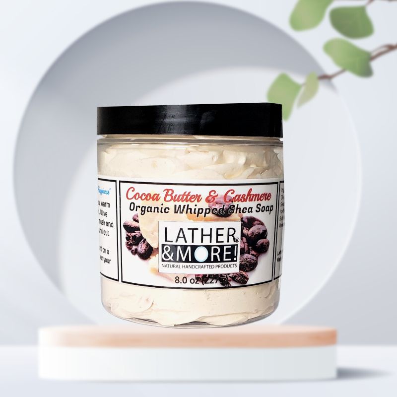 Cocoa Butter and Cashmere Shave Soap