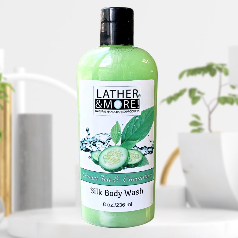 Green Tea and Cucumber Silk Body Wash  8 oz.