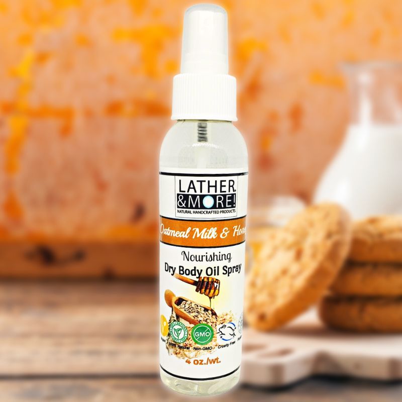 Aceite Corporal Seco de Leche de Avena y Miel