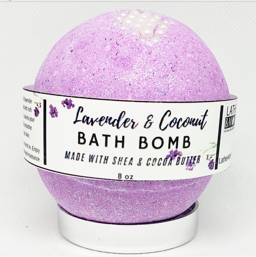 Lavender and Coconut Bath Ball